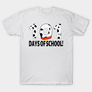 101 Days of School Dalmatian Dog T-Shirt